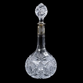 Decanter, American Brilliant Cut Glass