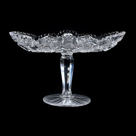 Celery Tray, American Brilliant Cut Glass