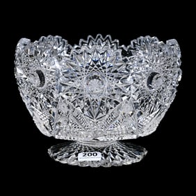 Pedestal Ice Tub, ABCG, Columbia Pattern By Libbey, Designed By W. C. Anderson