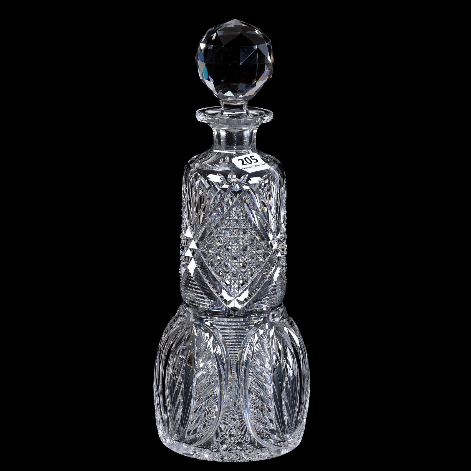 Whiskey Decanter, American Brilliant Cut Glass, Beaufort By Dorflinger (1 of 3)