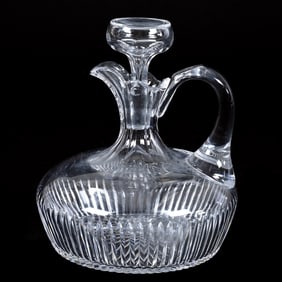 Ship's Decanter, American Brilliant Cut Glass