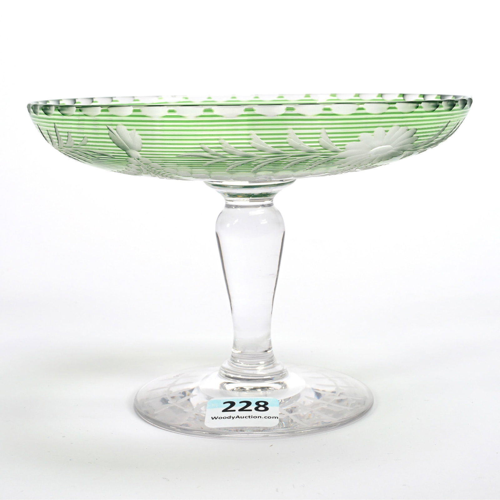 Compote, American Brilliant Cut Glass, Signed Hawkes (1 of 3)