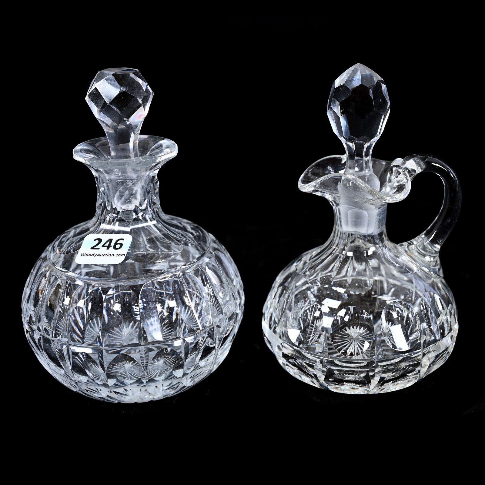 (2) Items With Stoppers, American Brilliant Cut Glass (1 of 2)