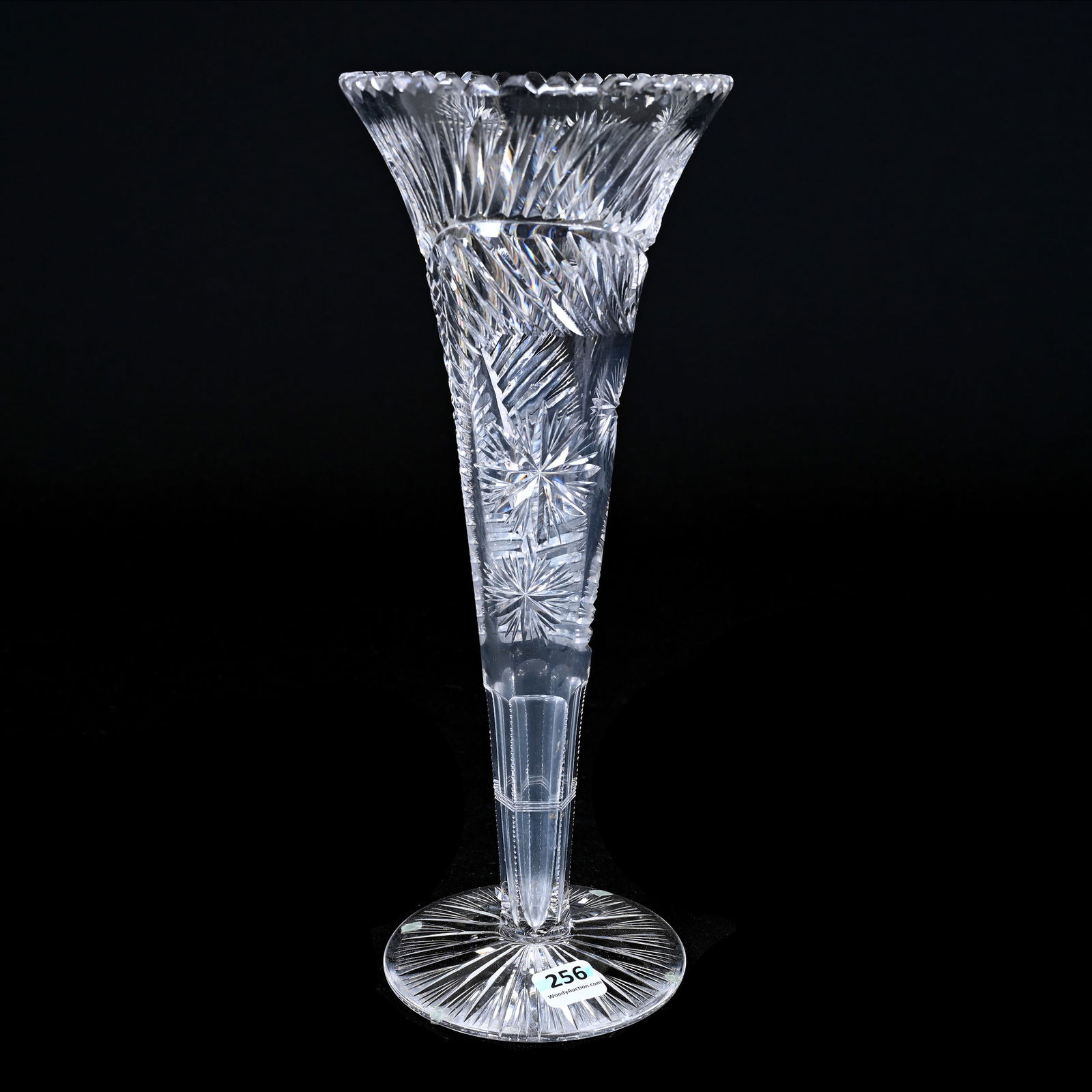 Trumpet Vase, ABCG, Fernhurst Pattern By Clark, Exactly As Shown In ACGA Maple City/American Cut (1 of 2)