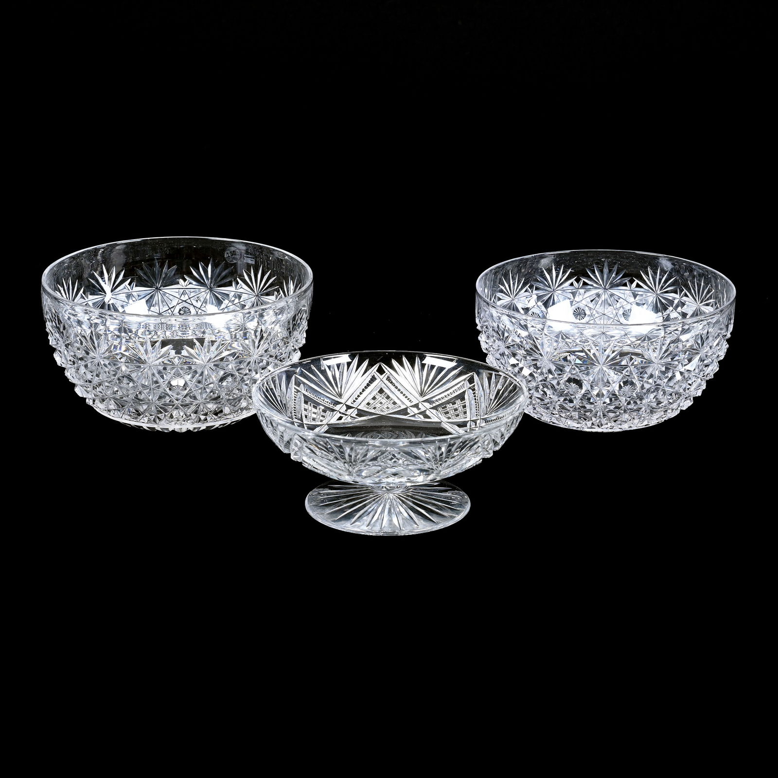 (3) Items, American Brilliant Cut Glass (1 of 3)