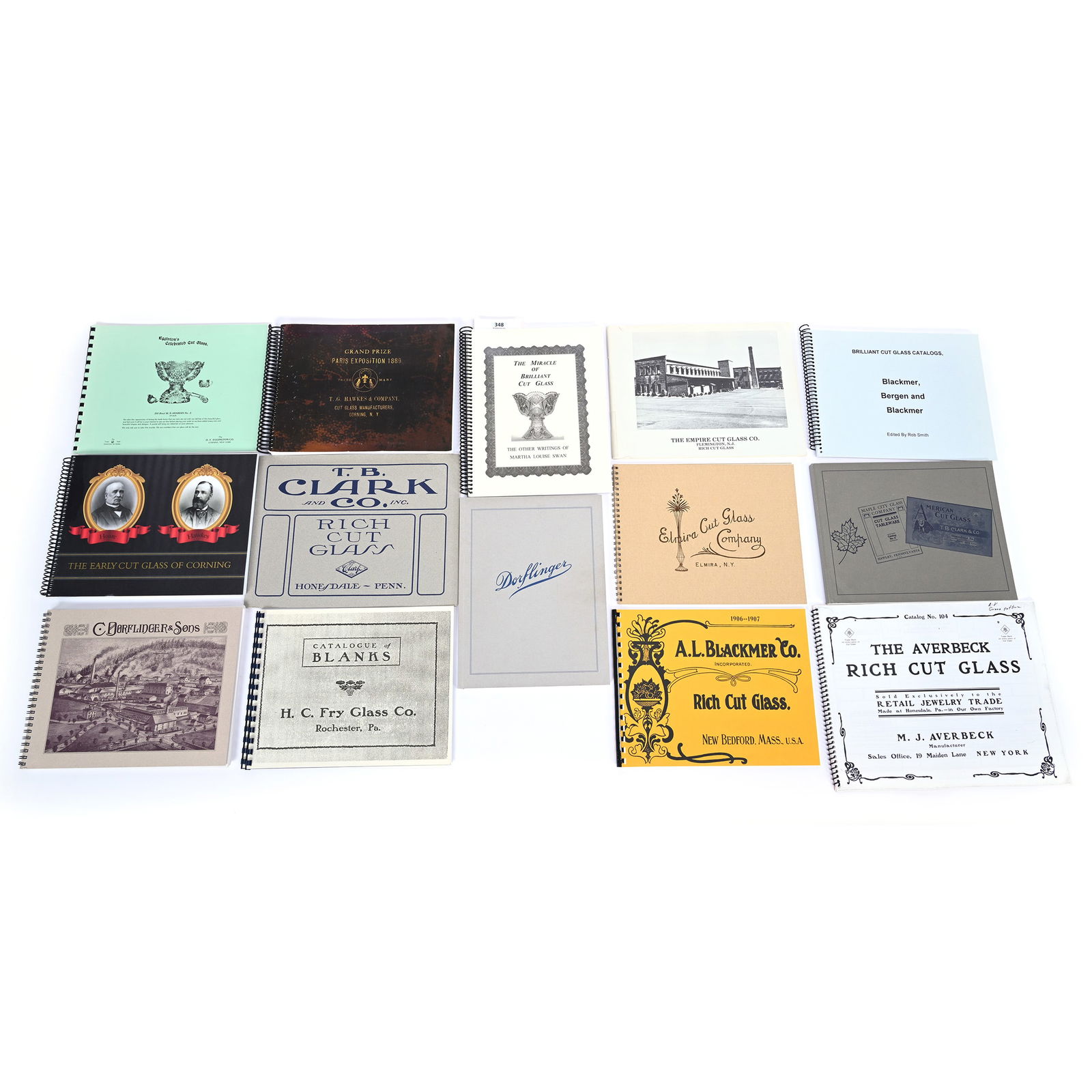 (1) ABCG Book By Swan, (10+) Catalogs Published By American Cut Glass Association, (1 of 7)