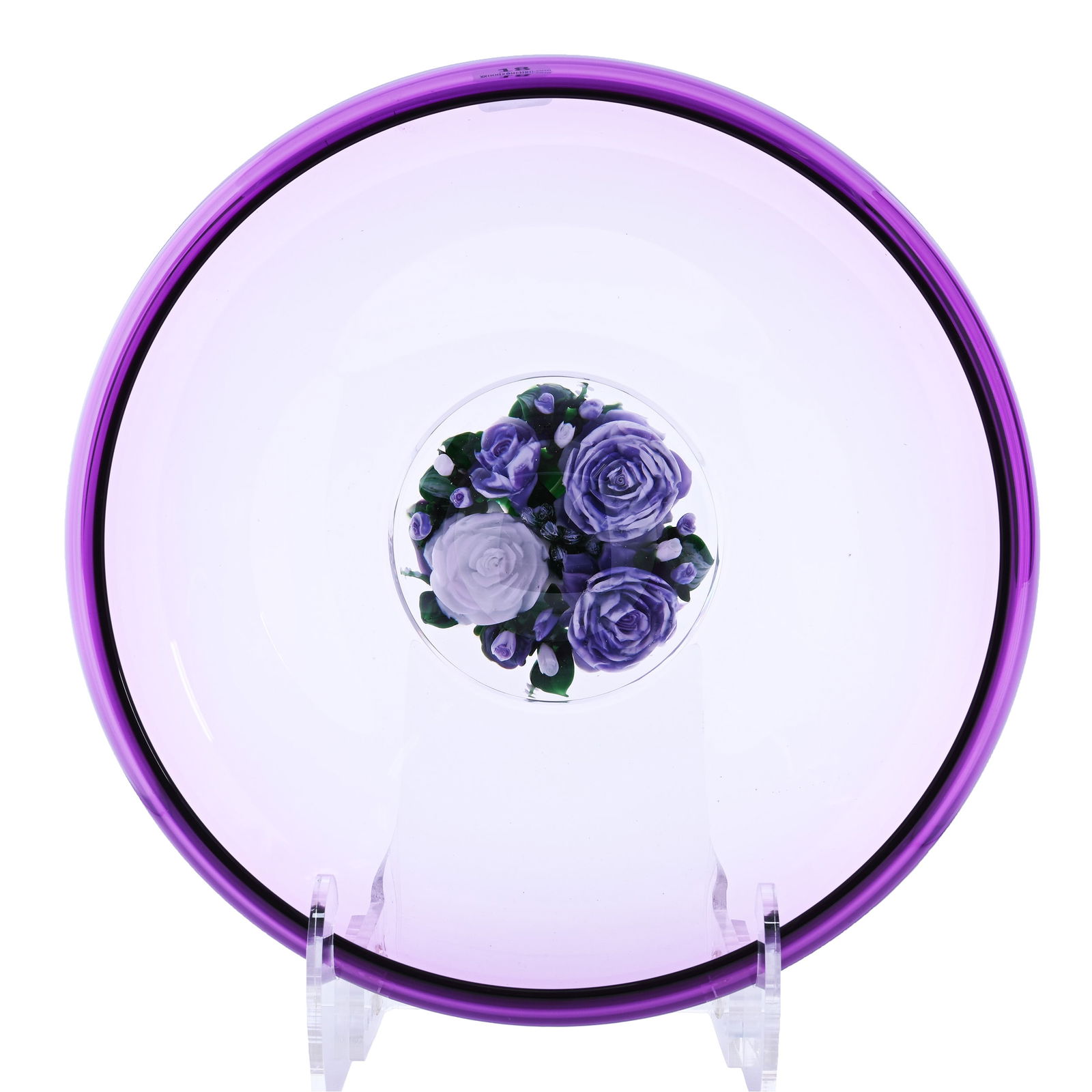 Paperweight Center Bowl Signed Rick Ayotte, Dated 2003 (1 of 4)