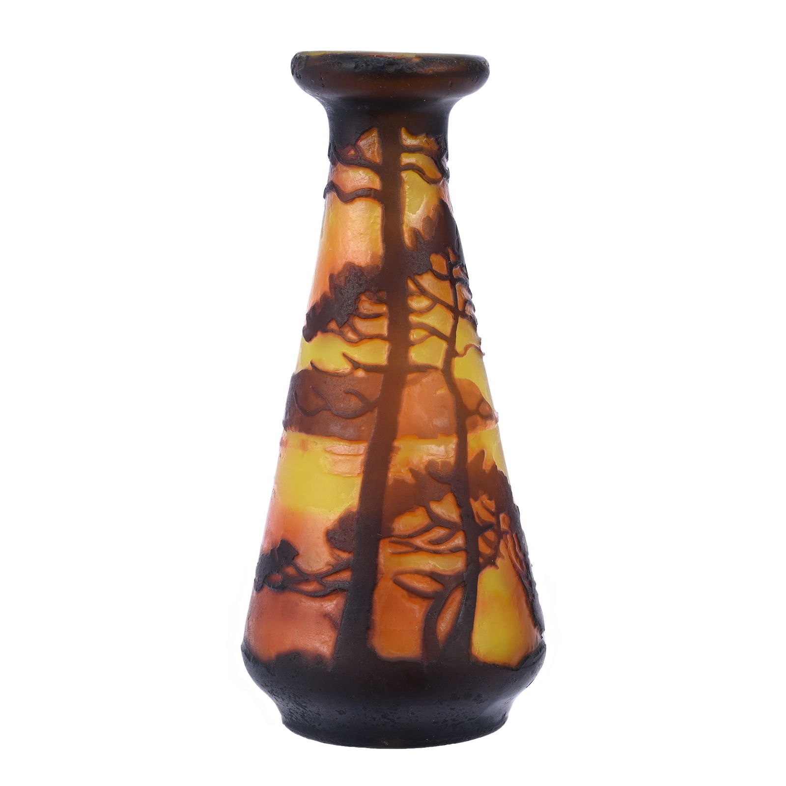 Vase Signed Muller Fres Luneville French Cameo Art Glass (1 of 4)