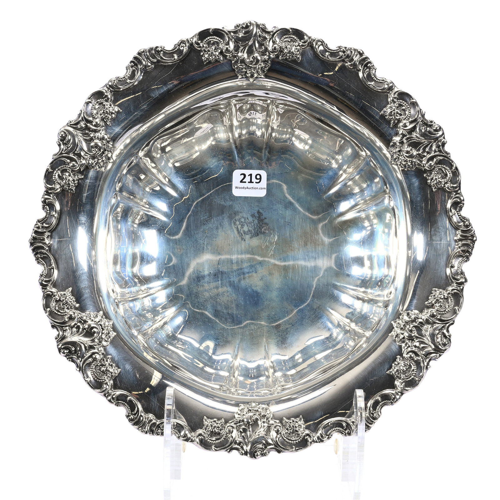 Bowl, Silverplate Baroque Pattern By Wallace #207 (1 of 3)