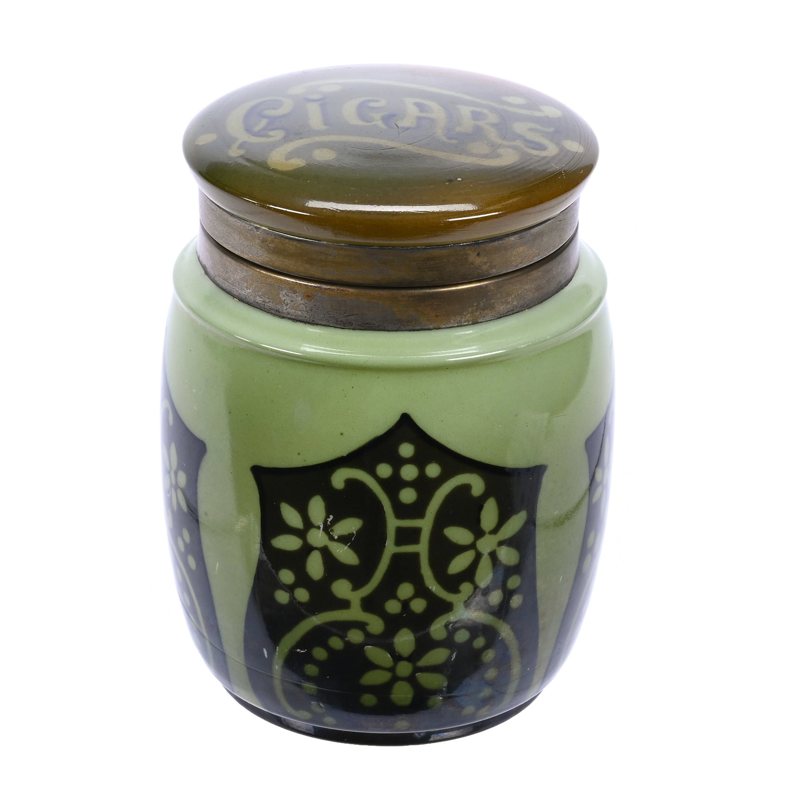 Humidor, Unmarked Nakara Art Glass (1 of 4)