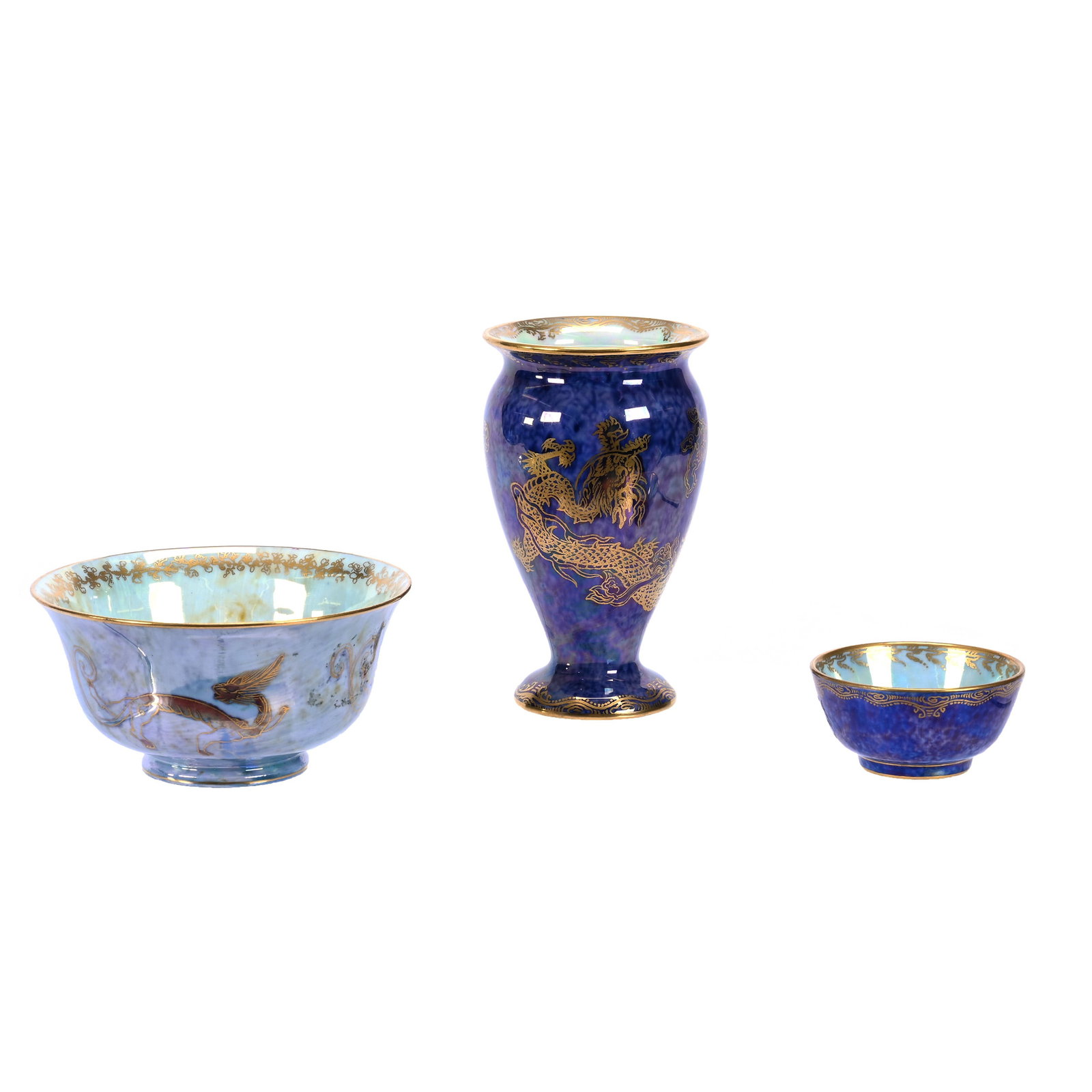 (2) Wedgwood Dragon Lustre Items Designed By Daisy Makeig-Jones (1 of 4)