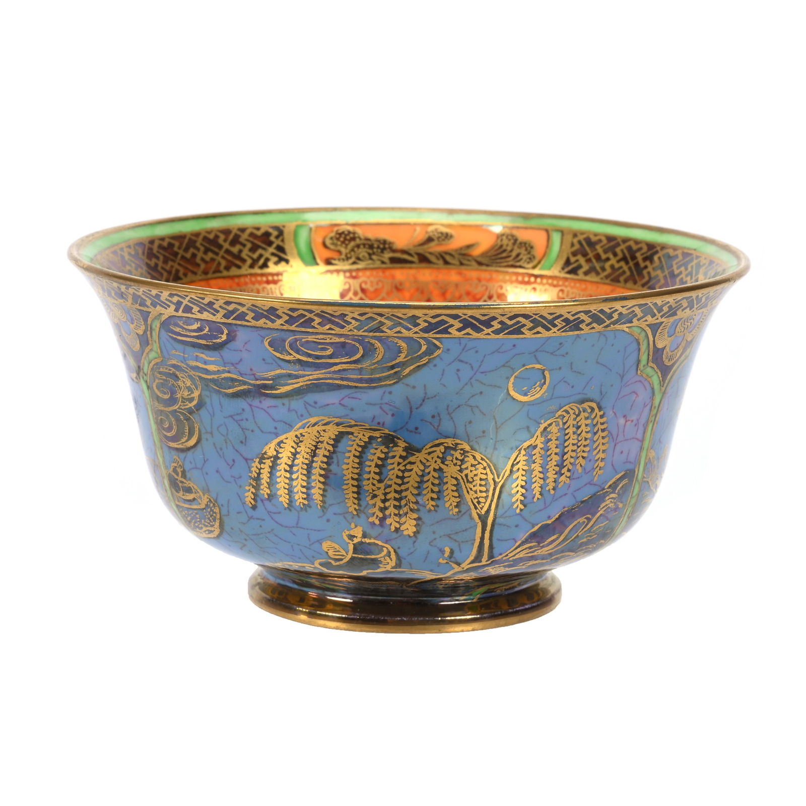 Bowl Marked Wedgwood Fairyland Lustre Daventry Pattern #Z5418, Designed By Daisy Makeig-Jones (1 of 5)