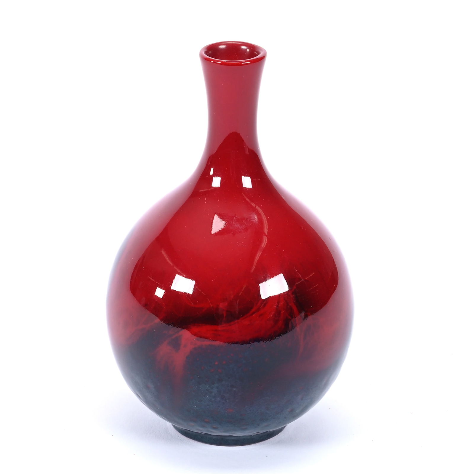 Vase Marked Royal Doulton Flambe Veined #1606 (1 of 3)