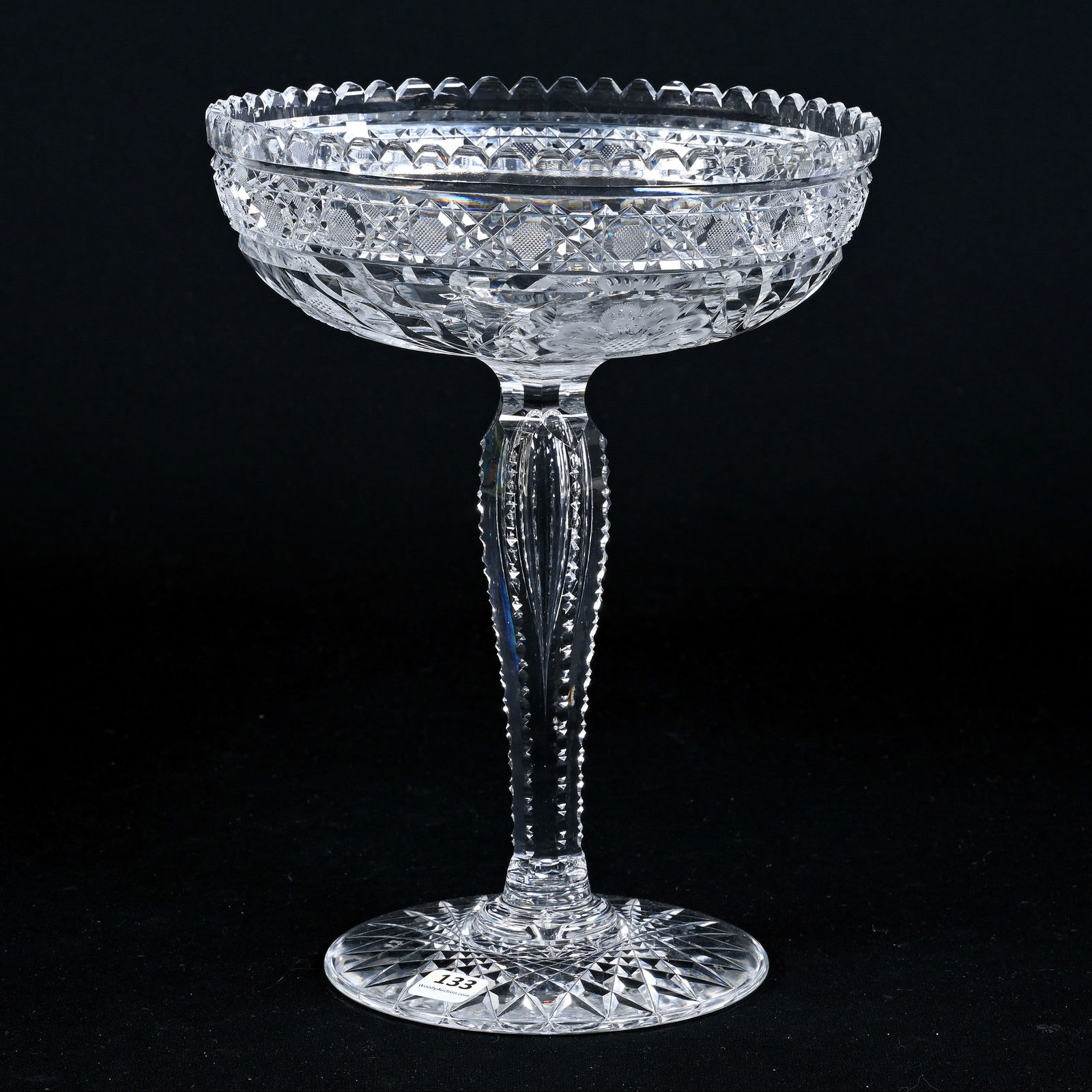 Compote, American Brilliant Cut Glass (1 of 3)