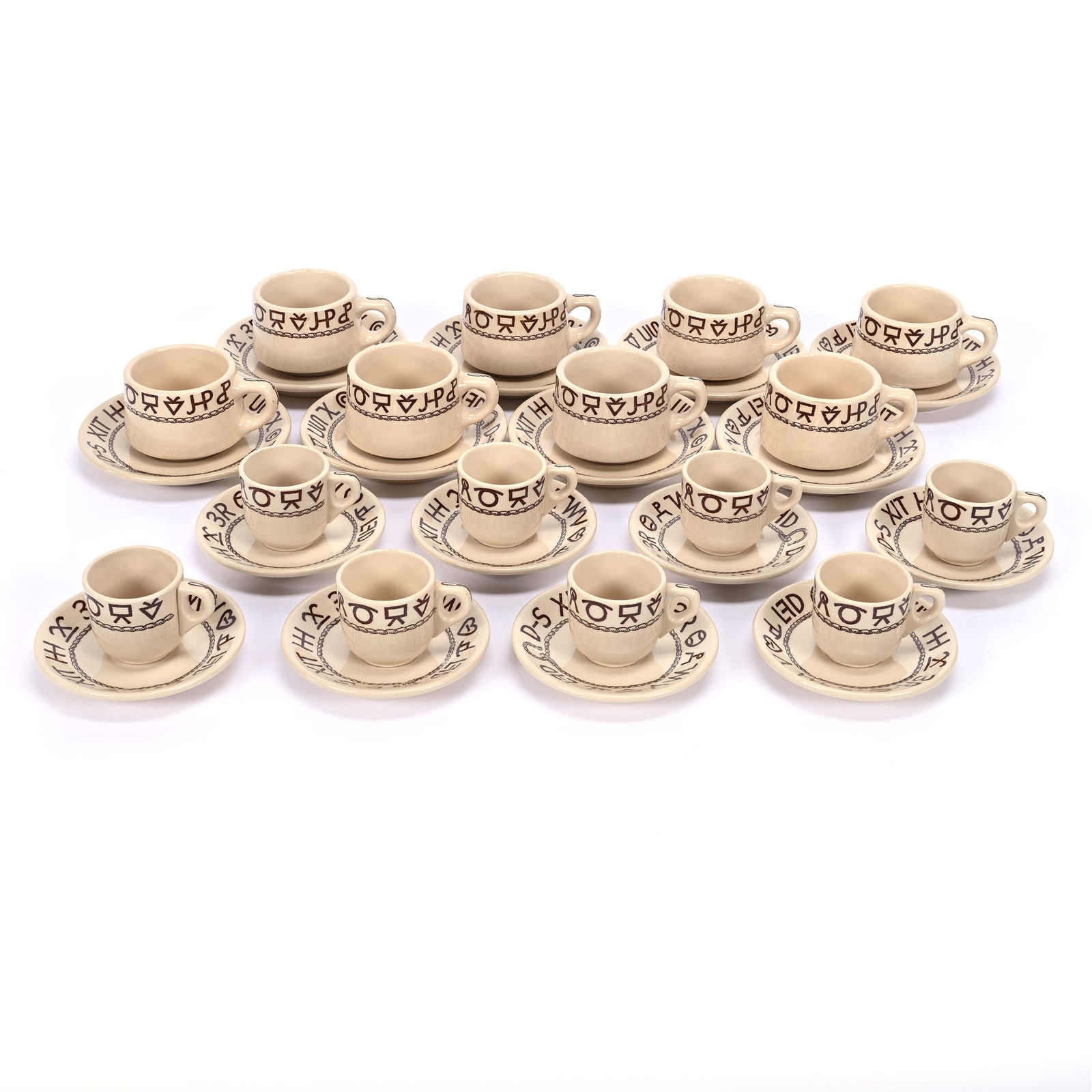 Cups & Saucers, Original Westward Ho Rodeo Pattern By Wallace China, Till Goodan Designs (1 of 4)