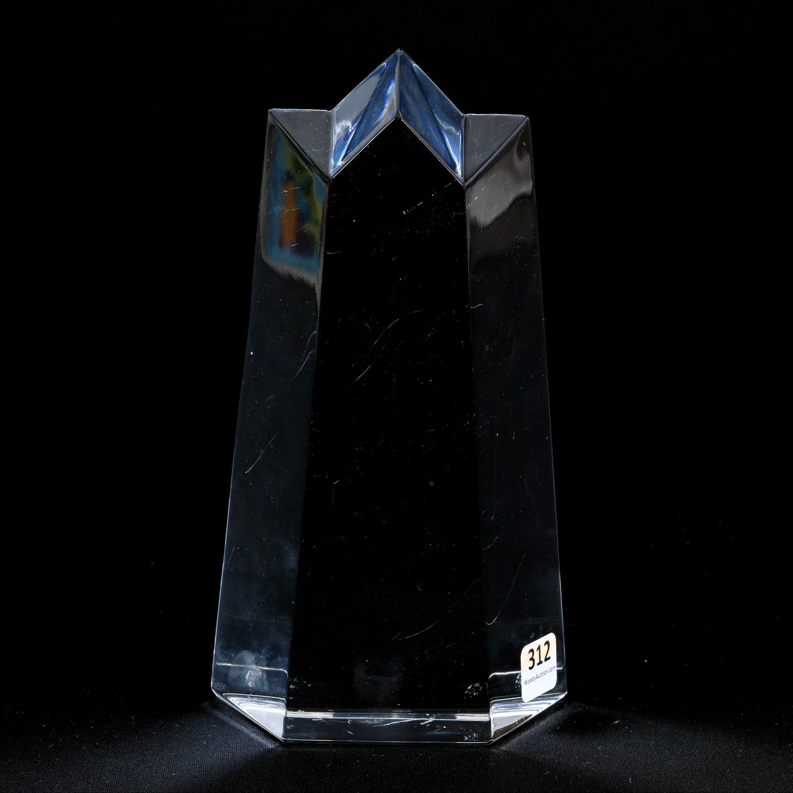 Clear Crystal Sculpture Signed Baccarat (1 of 4)