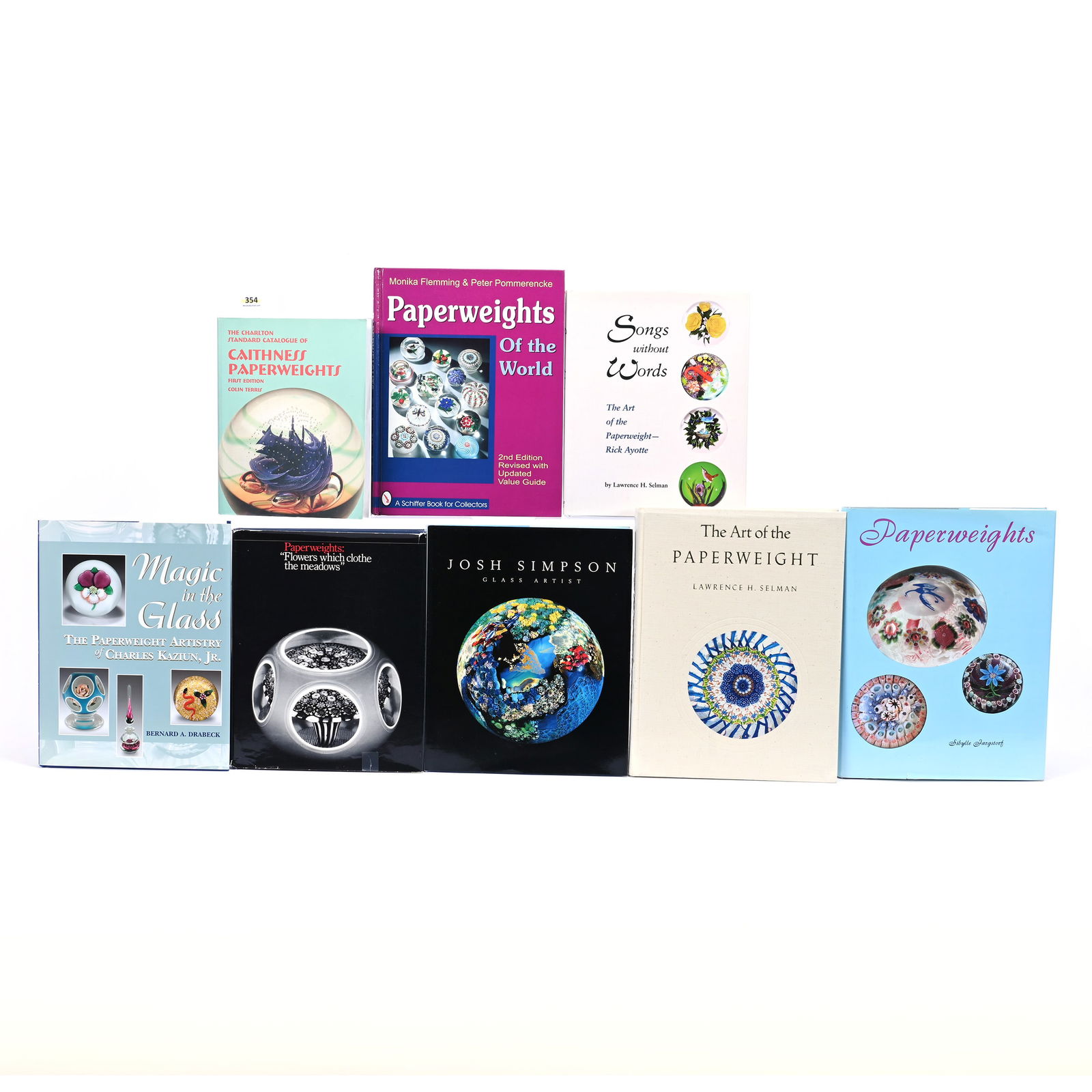 (8) Books About Glass Paperweights (1 of 2)