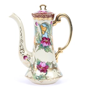 Demitasse Pot, Nippon Cherry Blossom Mark