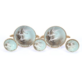 (5) Items With Nippon Green Wreath Mark