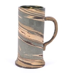 Stein/Mug, Niloak Pottery First Art Mark, Mission Swirl