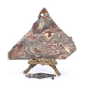 (2) Novelty Niloak Pottery Items