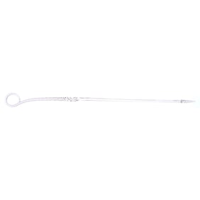 Clear Glass Cane, Spiral Twist Design Top And Bottom, Four-Sided Middle Section