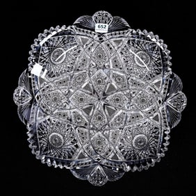 Round Tray, ABCG, Spencer Pattern By Shotton Glass