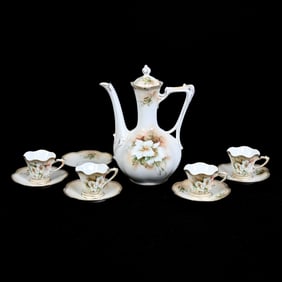 Demitasse Set Marked R. S. Prussia