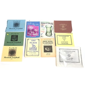 (5) Books About American Brilliant Cut Glass Plus Assorted Paper Goods