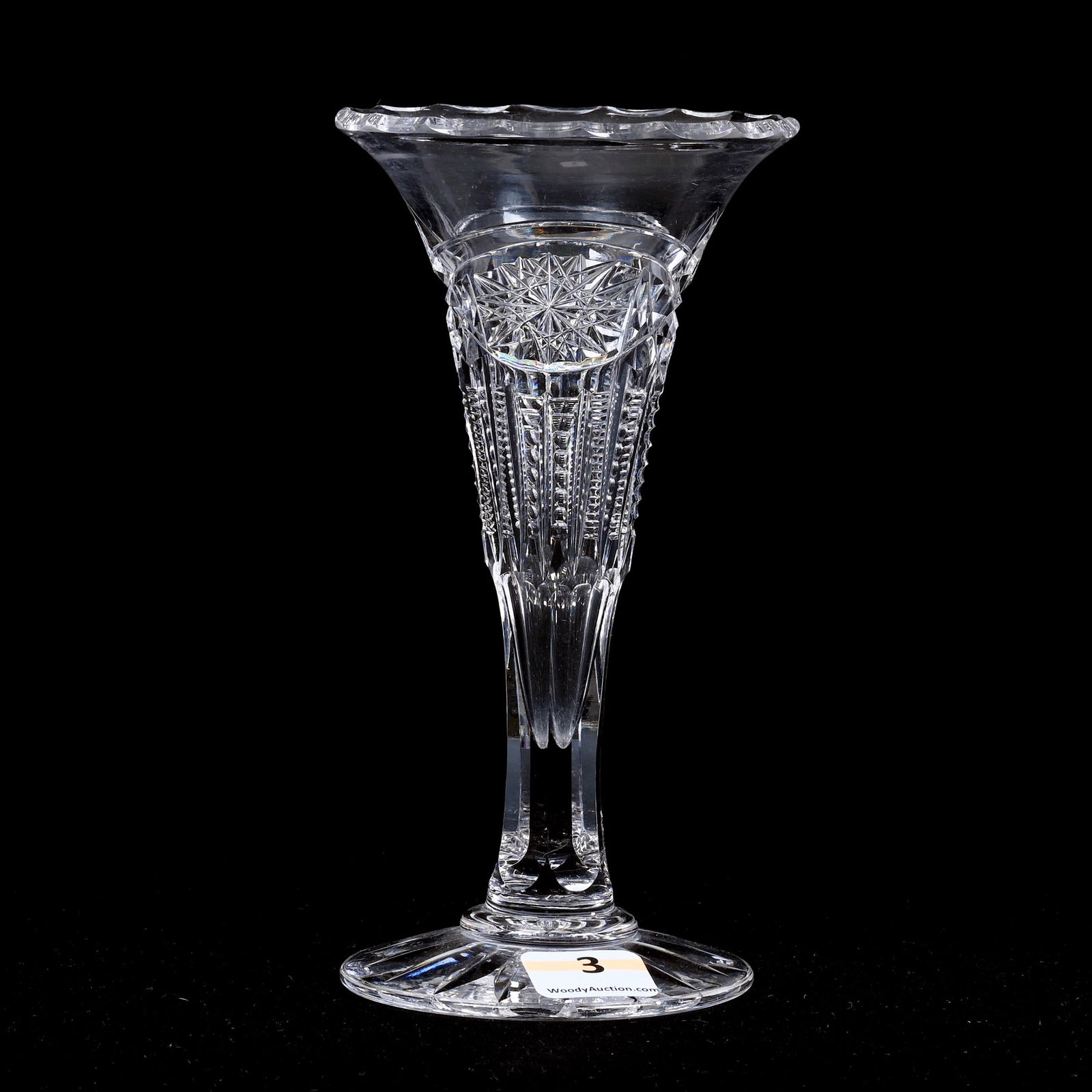 Trumpet Vase, ABCG, Clifton Pattern By Pairpoint (1 of 2)