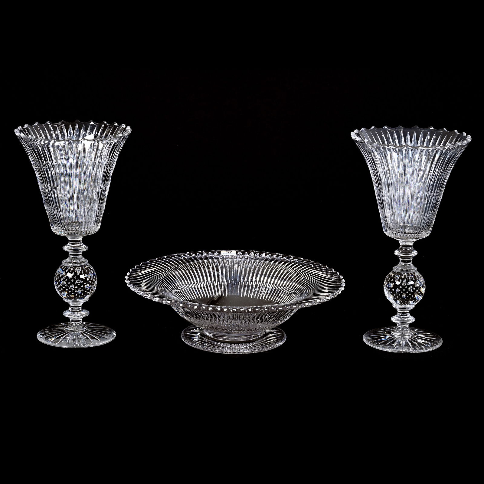 Console Set, ABCG, Brilliant Pattern By Pairpoint (1 of 2)