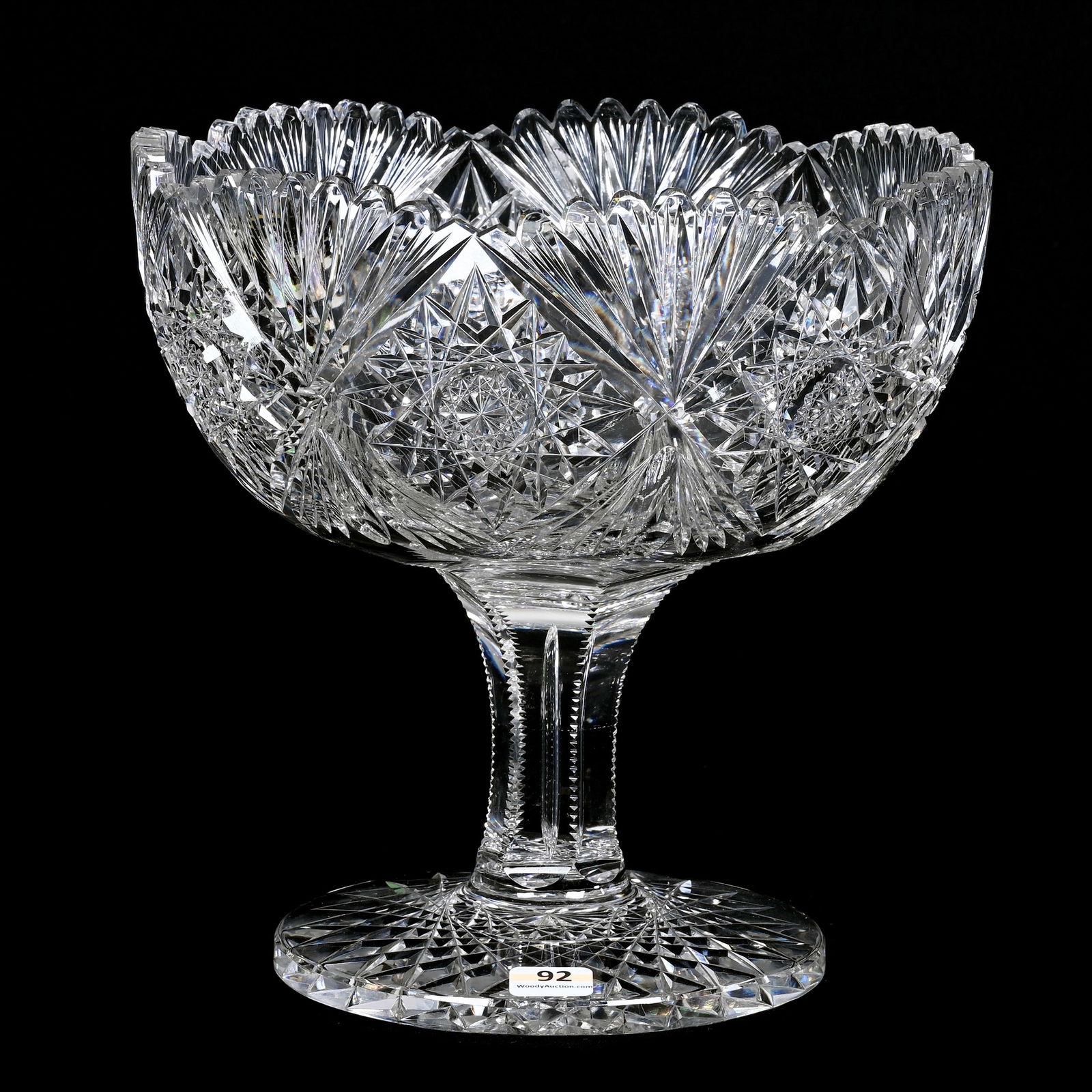 Pedestal Bowl, ABCG, Uncatena Pattern By Pairpoint (1 of 3)