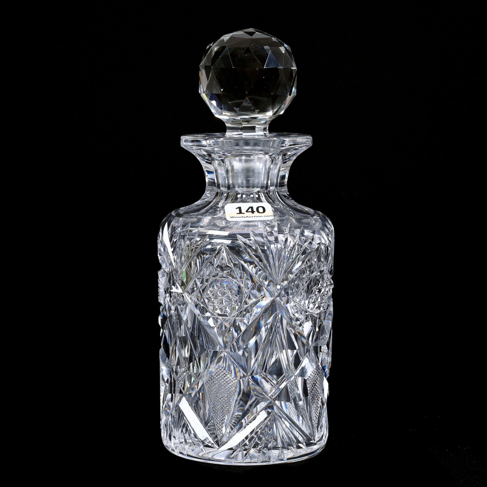 Cologne Bottle, ABCG, Hobstar, Strawberry Diamond & Fan Motif (1 of 3)