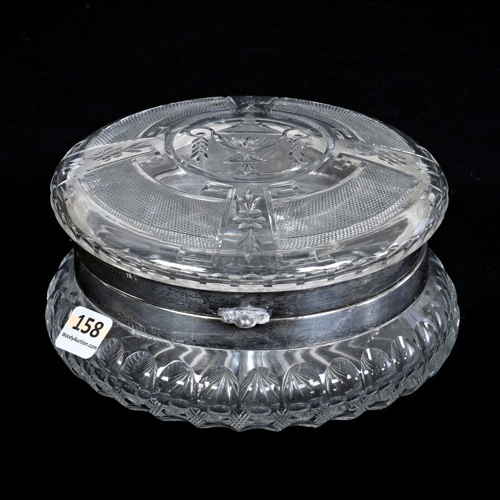 Jewel Box, ABCG, Urn & Flame Pattern By Pairpoint (1 of 3)