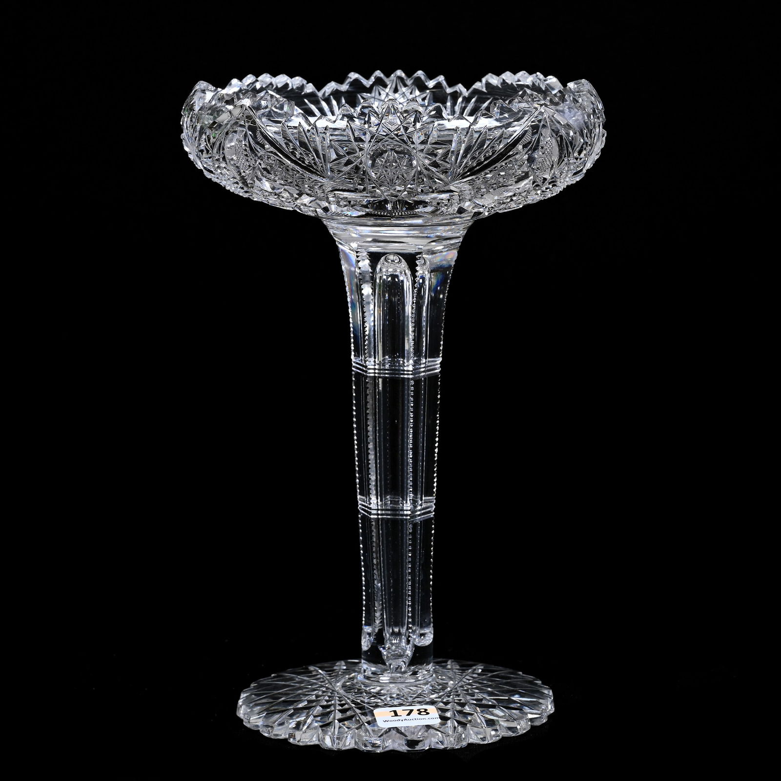 Compote, ABCG, Hobstar, Nailhead Diamond, Strawberry Diamond, Fan Motif, Scalloped Hobstar Foot (1 of 2)