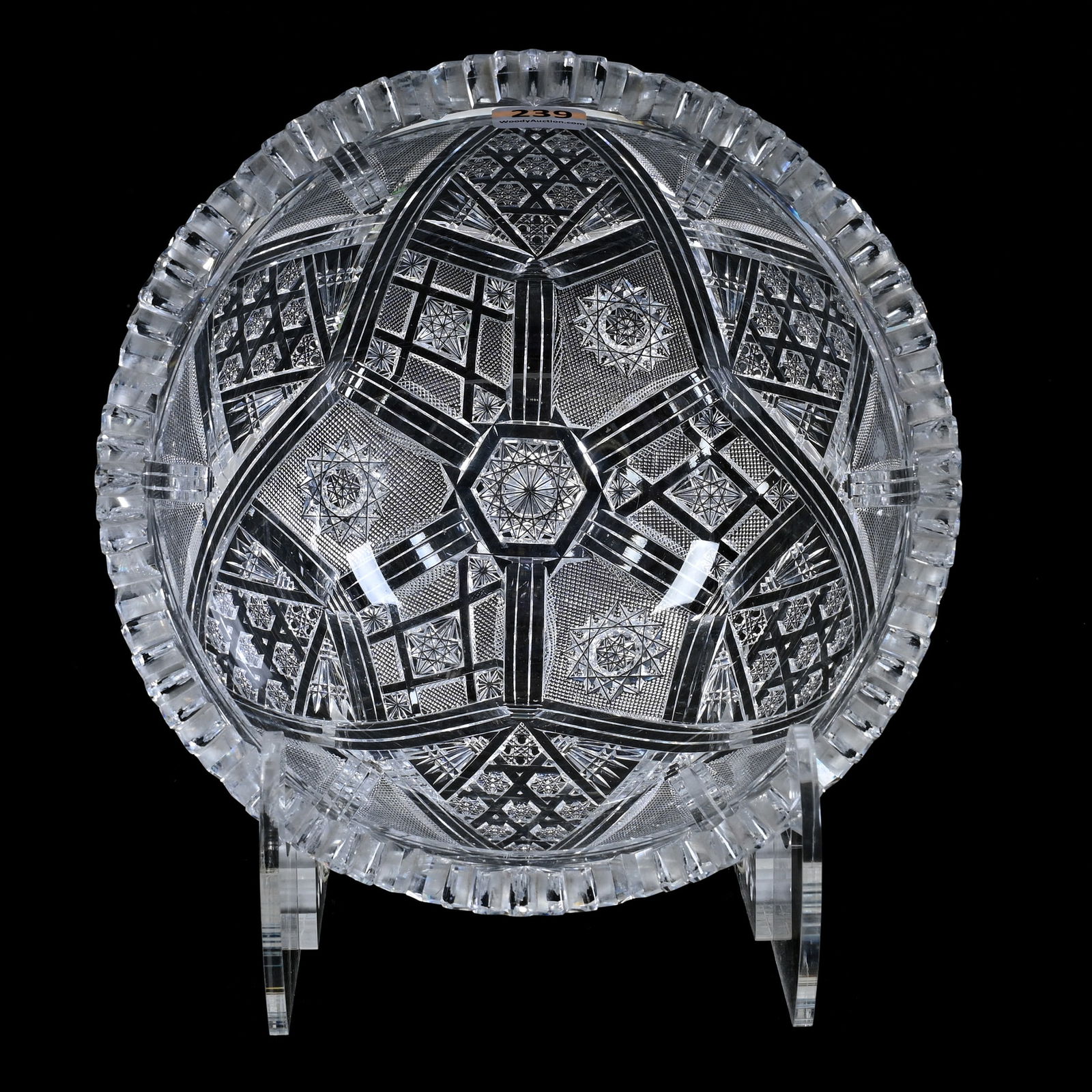 Bowl, ABCG, Exceptionally Well Cut Geometric Design (1 of 3)