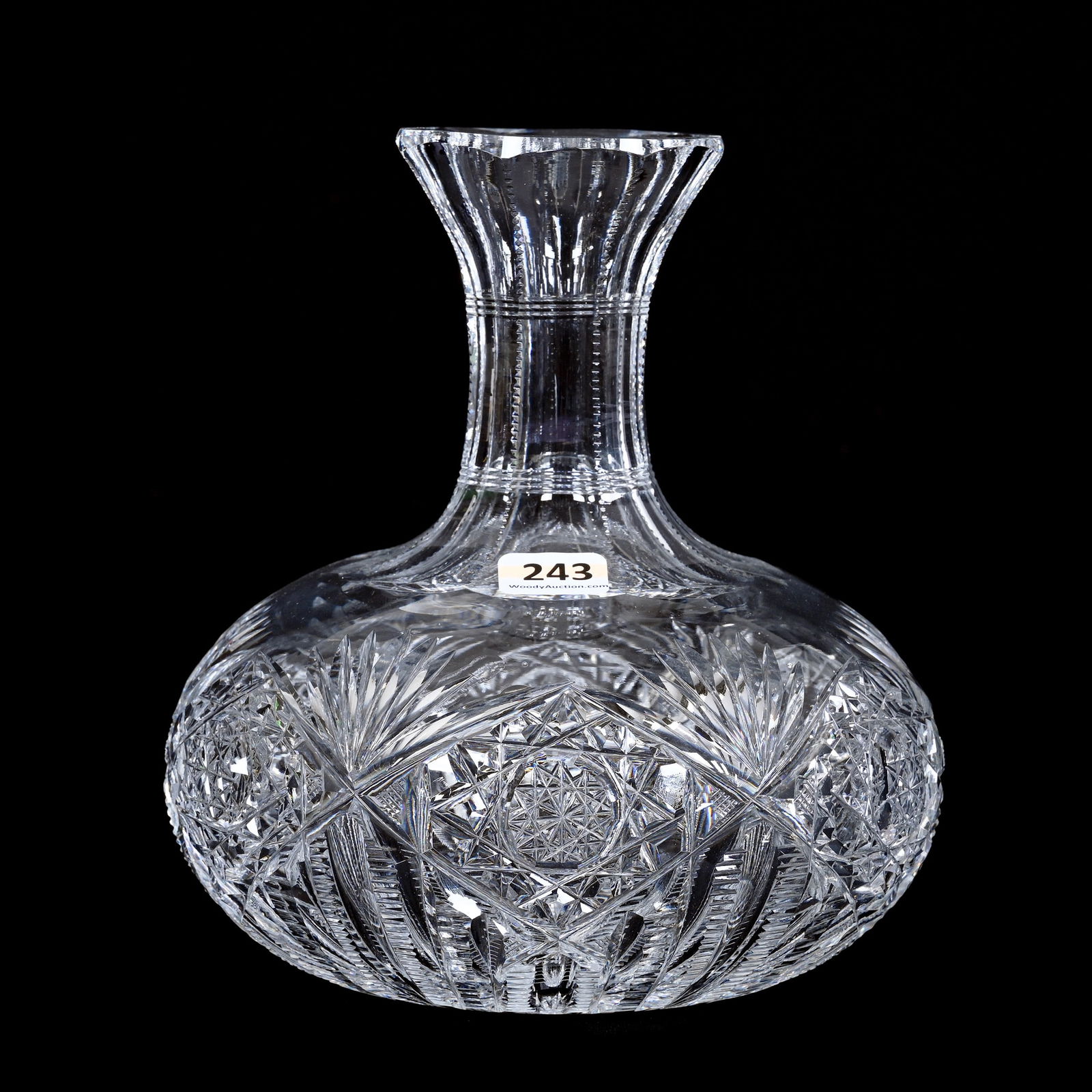 Water Carafe, Adonis Pattern By Pairpoint, Ray Cut Base (1 of 3)