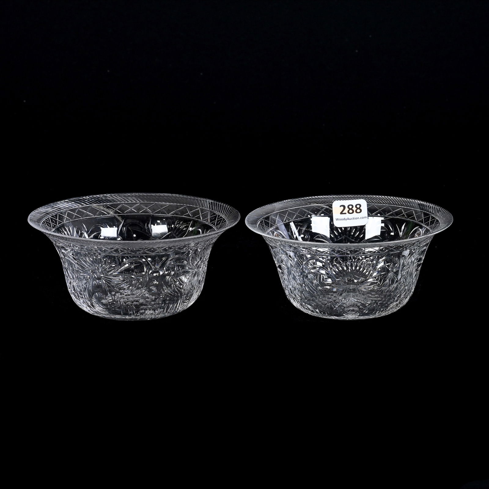 Pair Finger Bowls, ABCG, Buckingham Pattern By Pairpoint (1 of 3)