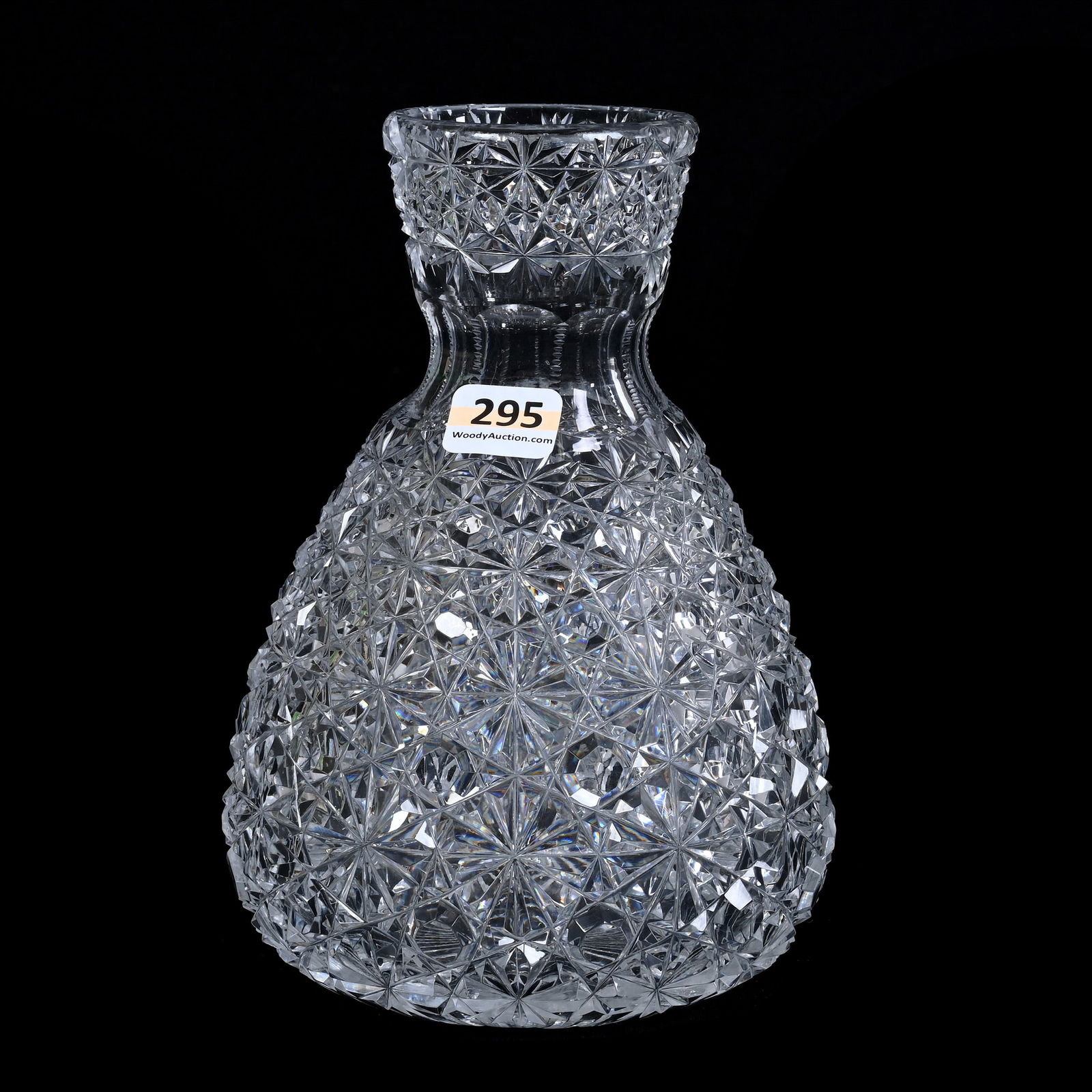 Water Carafe, ABCG, Russian Pattern, Clear Cut Buttons, Ray Cut Base (1 of 2)