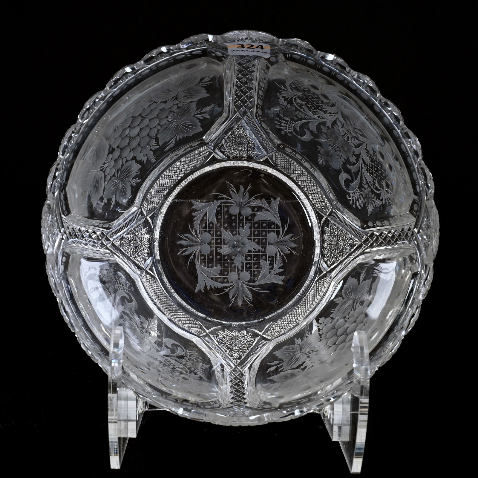 Bowl, ABCG, Signed Libbey Pattern #1294/428 (1 of 3)