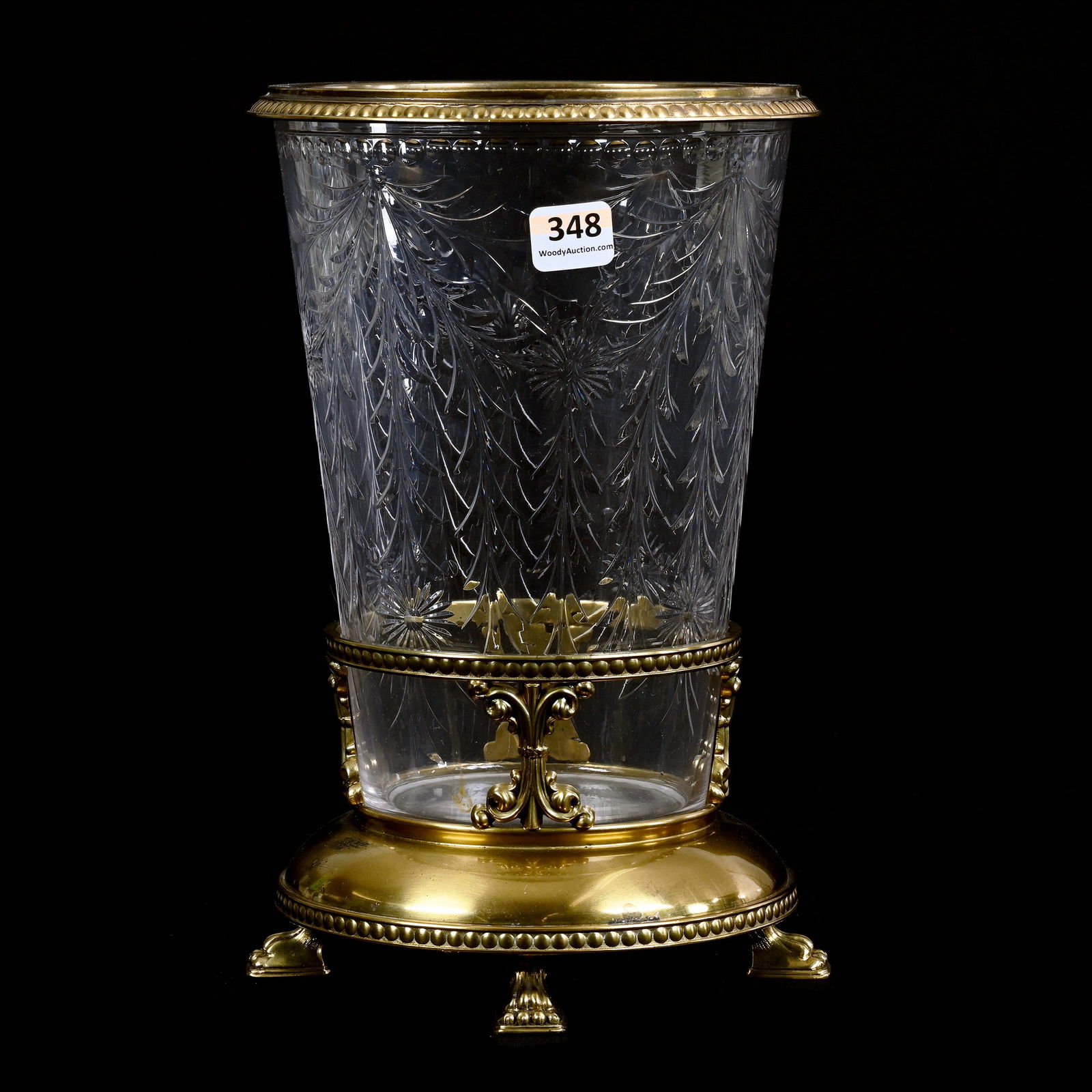 Vase, ABCG, Pattern Resembles Gladstone By Pairpoint (1 of 4)