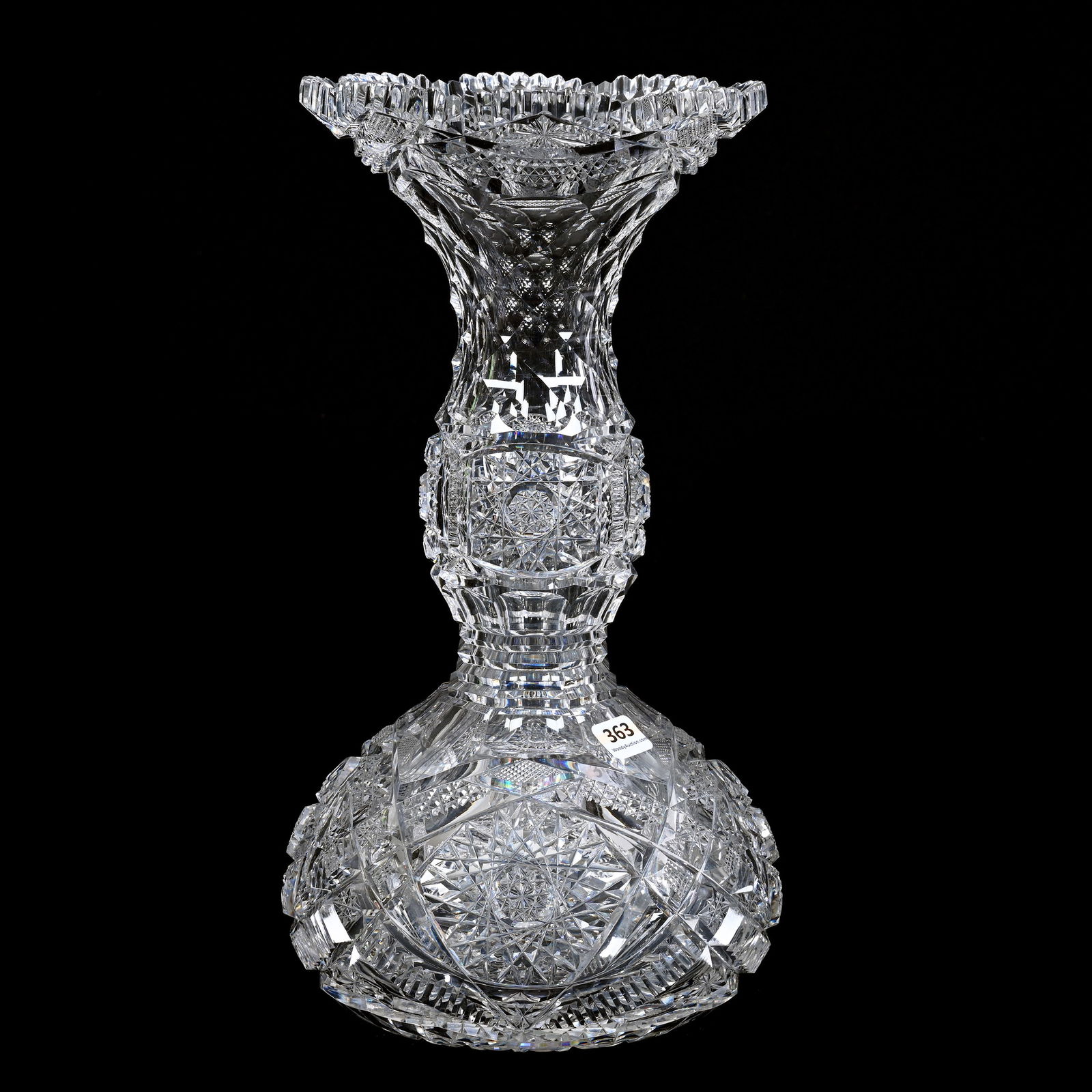 Vase, ABCG, Carnation Pattern By Pairpoint (1 of 2)