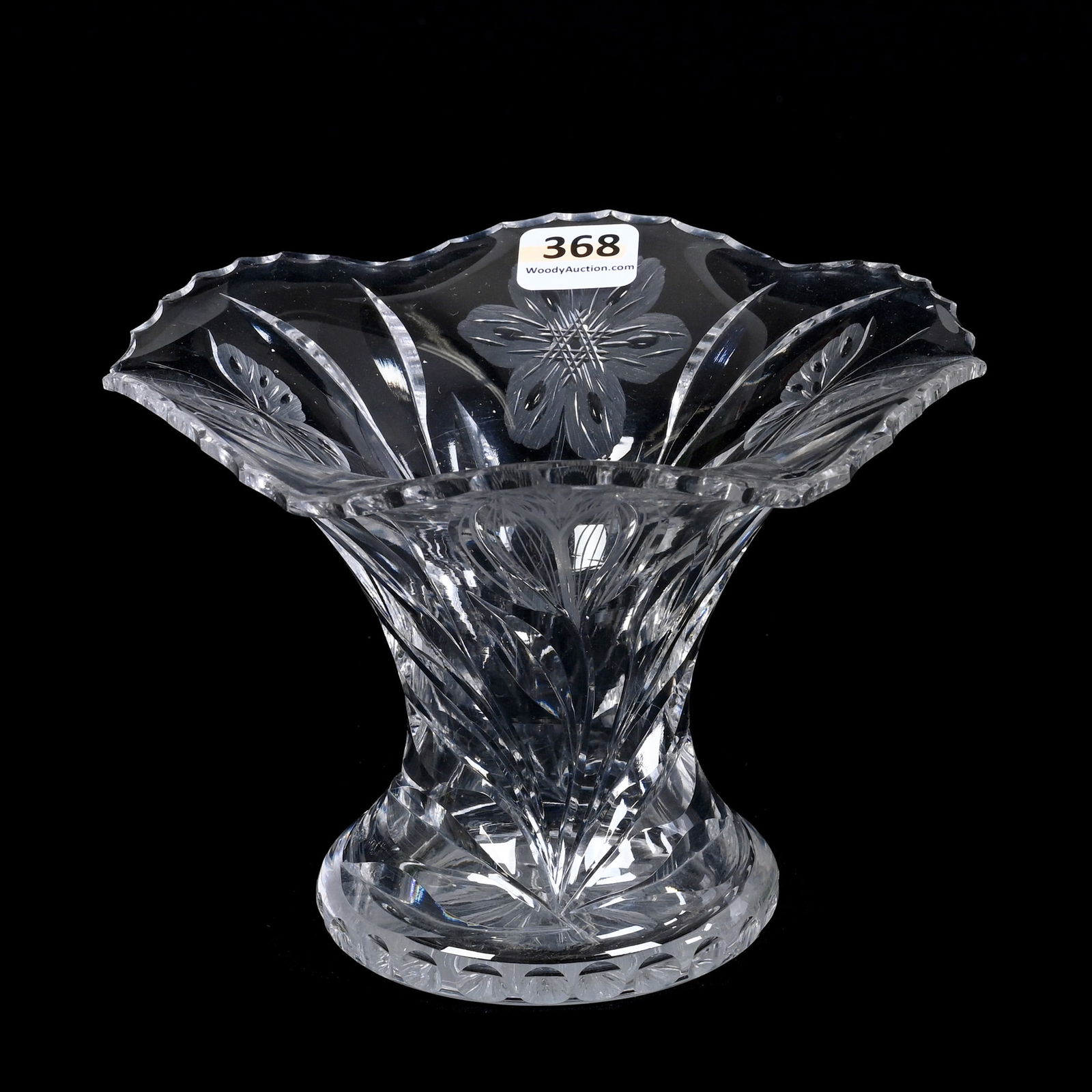 Sweetpea Vase, ABCG, Murillo Pattern By Pairpoint (1 of 3)