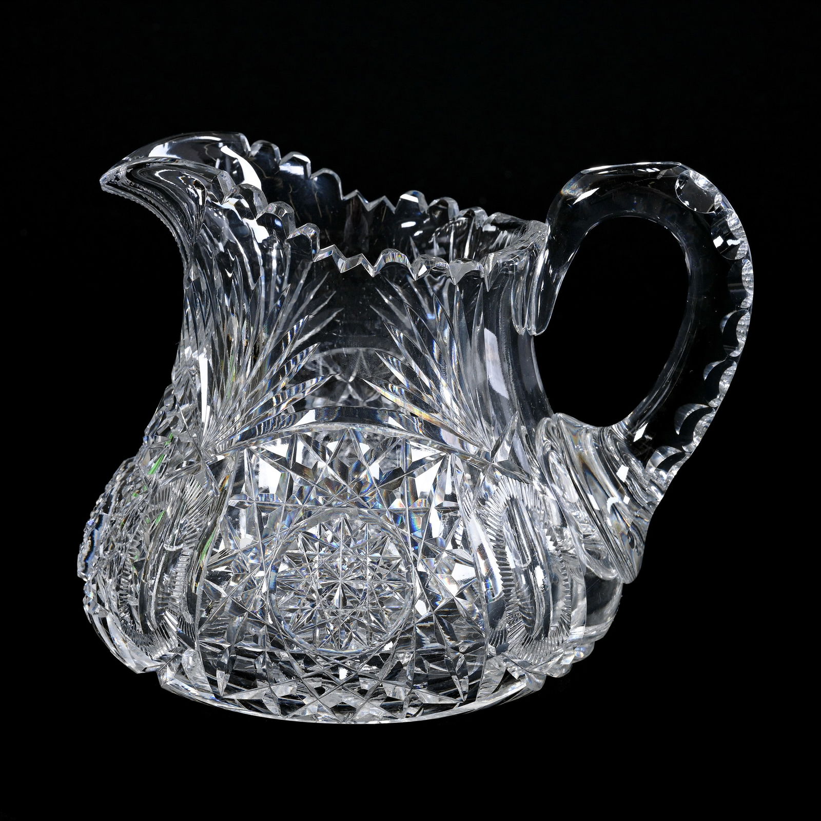 Pitcher, ABCG, Nevada Pattern By Pairpoint, Double Notched Handle (1 of 3)
