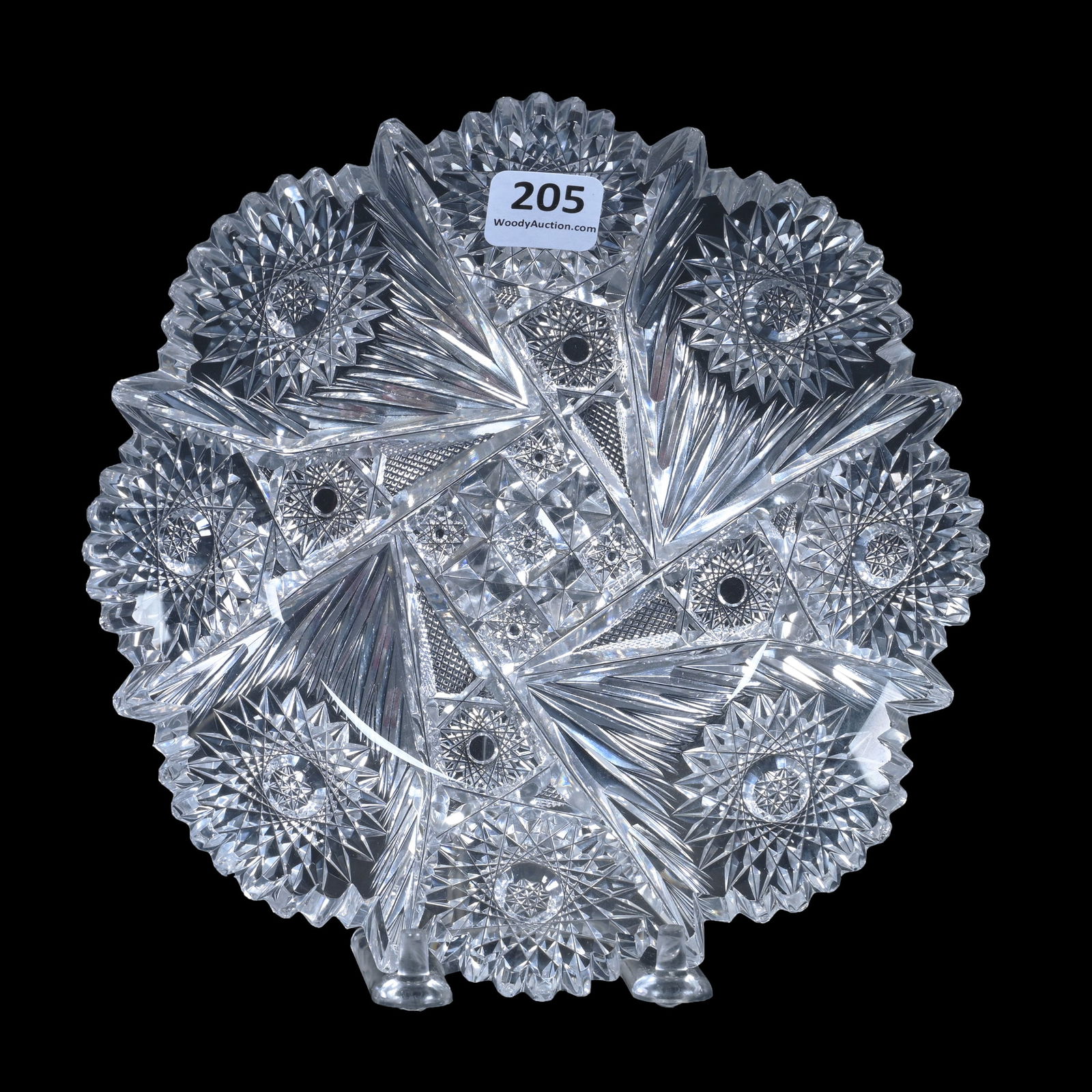 Plate, Cut Glass, Columbia Pattern Designed By W. C. Anderson (1 of 2)