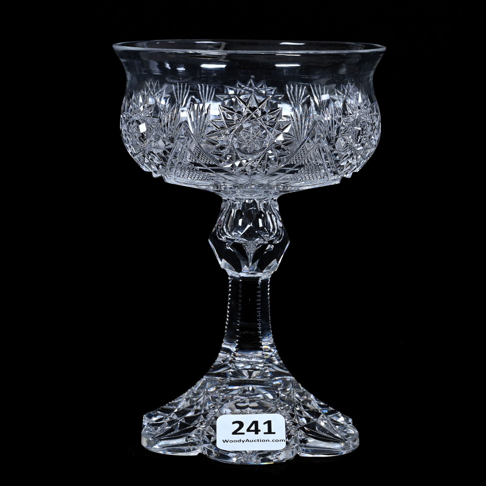 Champagne Stem, Cut Glass, Kimberly Pattern By Libbey (1 of 3)