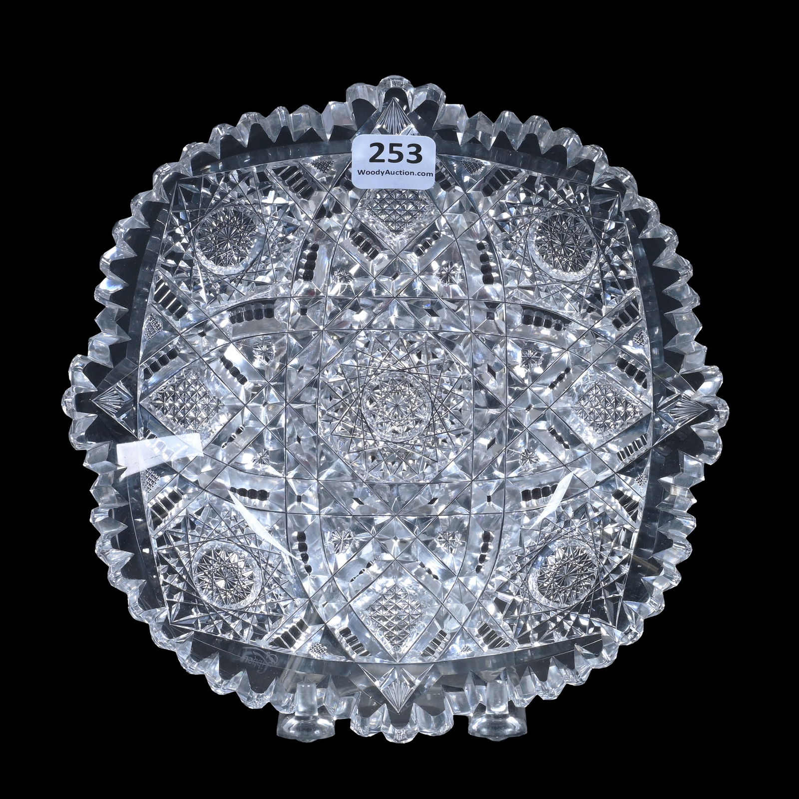 Plate, Cut Glass, Signed Libbey Somerset Pattern (1 of 2)