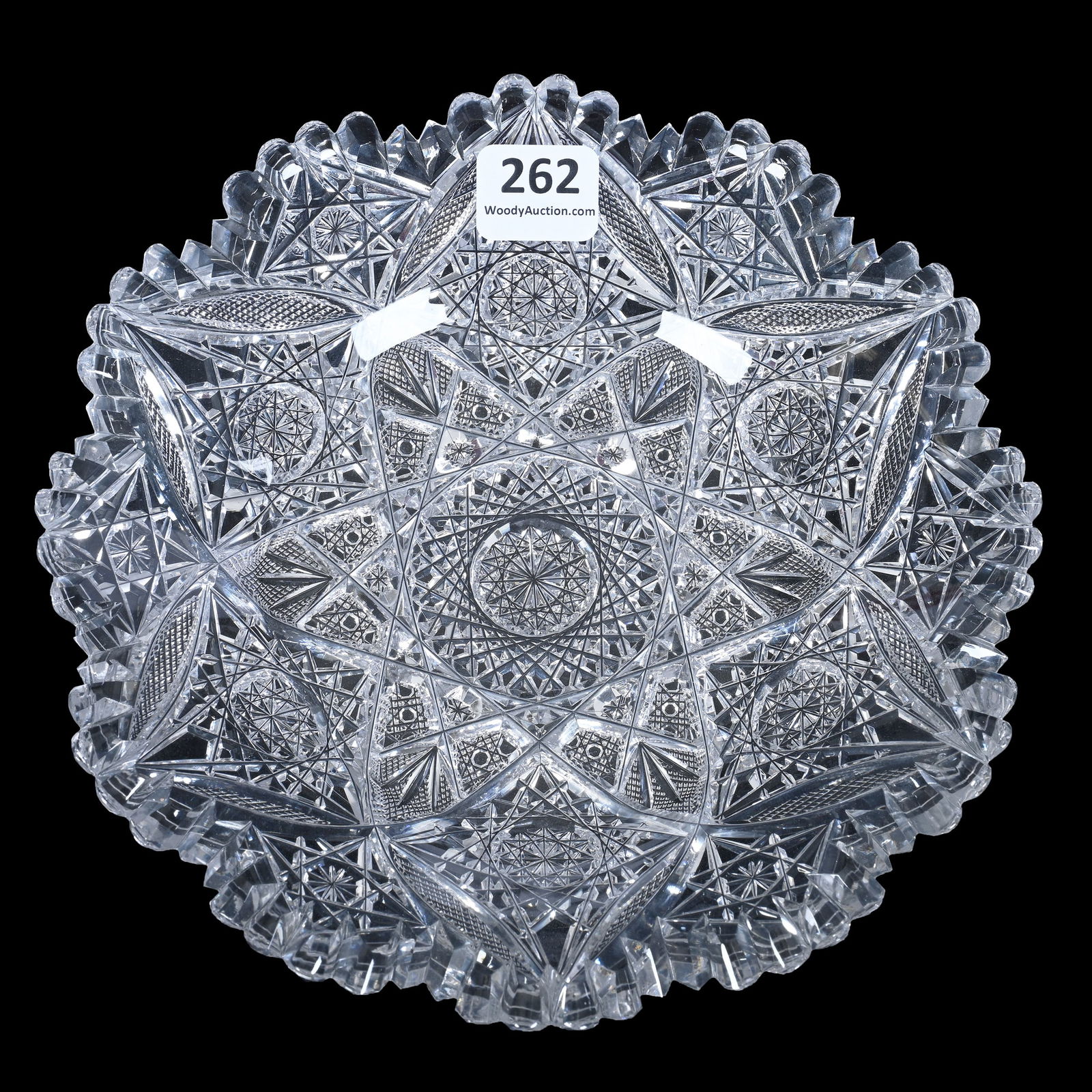 Plate, Cut Glass, Pattern #100 By Elmira (1 of 2)