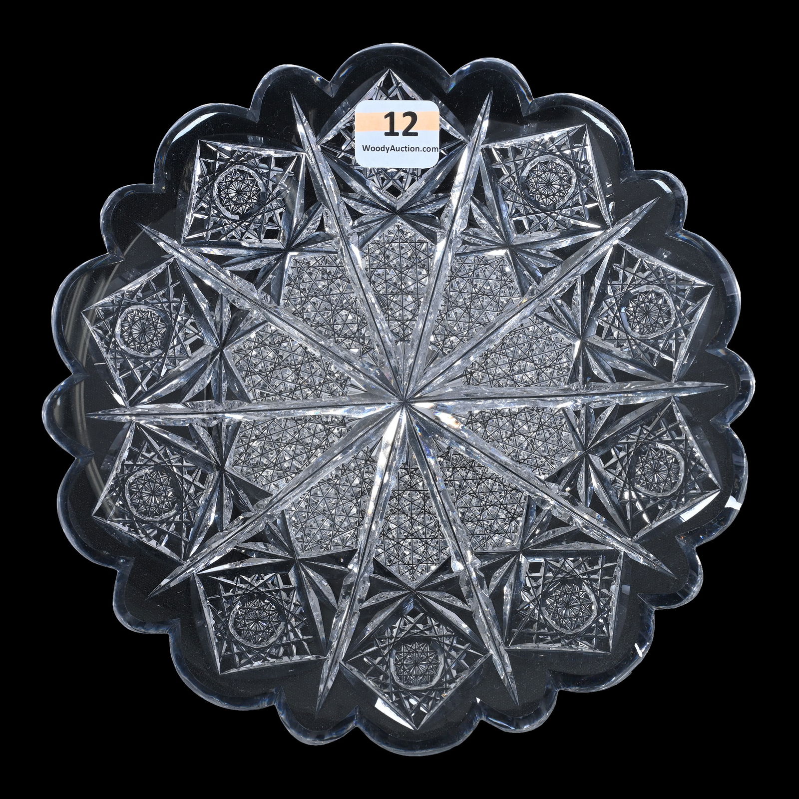 Plate, ABCG, Signed Hawkes Napoleon Pattern (1 of 2)