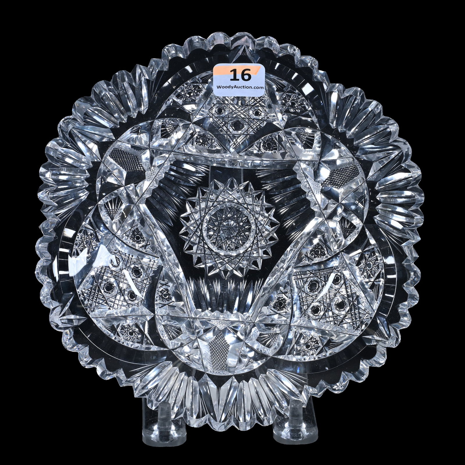 Plate, ABCG, Signed Libbey Azora Pattern (1 of 2)